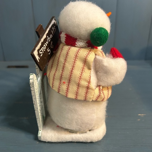 Cheerful Snowman with Red and Green Accents - Picture 4 of 11